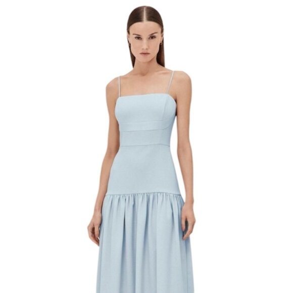 NWT Elie Tahari Cloud Blue Sleeveless Cami Mini Dress - Picture 1 of 15